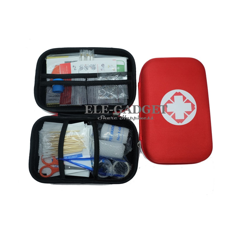 Mini kit de primeiros socorros, equipado com 105 peças básica bolsa de  emergência para carro, casa, escola, escritório, esportes, viagens,  caminhadas, acampamento, exploração, mochila
